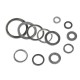 280/Pcs Aluminum Flat Washer Gasket Set M5/6/8/10/12/14/16/20 Flat Ring