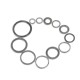 280/Pcs Aluminum Flat Washer Gasket Set M5/6/8/10/12/14/16/20 Flat Ring