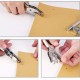 360Pcs/Set Leather Rivets Double Cap Rivet Tubular Metal Studs 1 Sizes with Punch Pliers and 3 Pieces Setting Tool Kit