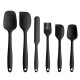 6PCS Non-Stick Rubber Spatula Set Heat-Resistant Spatula Kitchen Utensils Set Tools Kit