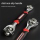 52-in-1 Multi-Functional Socket Wrench Set - 8-19mm Non-Slip Handle & Rotating Bone Design