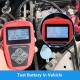 12v automotive Socoje digital car battery cell load capacity internal resistance  auto analyzer battery tester 1pc