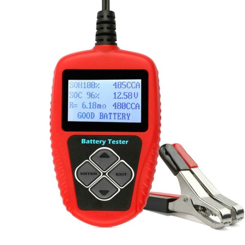 12 Volt Socoje Lead Acid Battery Capacity Tester Motorcycle Battery Monitor Car Battery Quick Analyzer 1pc