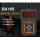 Ba108 Digital Battery  12V Tester Oem Battery Capacity Tester 12V Battery Monitor 2Pcs