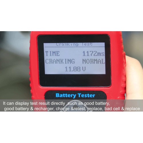 Compact design ba101 battery analyzer for 12 volt battery 12V Automotive Lead-Acid Battery Tester