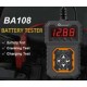 Multifunctional Battery Analyzer Led Display Vehicle Battery Tester For Lead Acid Battery 2Pcs