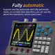 3 in1 Digital Oscilloscope Multimeter Signal Generator 120MHz IPS Display Dual Channel FFT Zoom Mode Portable Testing Tool