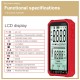 ET8134 4.7-inch Large LCD Screen Smart True RMS Digital Multimeter Automatic + Manual Measure Resistance Diode Capacitance Temperature Frequency Test