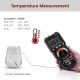 HT118A Digital AC/DC Multimeter TRMS 6000 Counts True RMS with Flashlight and Safety Features