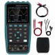 100MHz 3-in-1 Handheld Oscilloscope, Multimeter & Waveform Generator - 10,000wfms/s, 3.5" TFT, USB Type-C