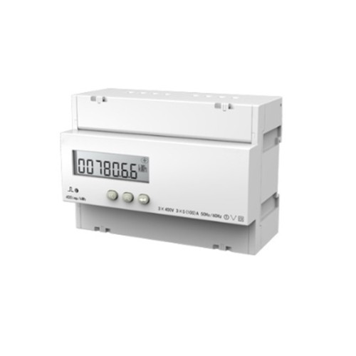 Three Phase DIN Rail Electric kWh Energy Meter