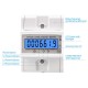 DTS6619 100A LCD Digital Display with Backlight Power Meter in Energy Meters Smart Electric Meter 3 Phase Kwh Meter