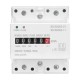 Din Rail Single Phase Electronic Energy Meter AC 220V 100A kWh Counter Consumption Analog Electricity Gague Wattmeter 50HZ