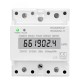 Din Rail Single Phase Electronic Energy Meter AC 220V 100A kWh Counter Consumption Analog Electricity Gague Wattmeter 50HZ