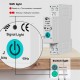 Smart WiFi Circuit Breaker with Remote Control Voice Activation Adjustable Over Current Protection Energy Metering Easy Installation