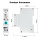 Smart WiFi Circuit Breaker with Remote Control Voice Activation Adjustable Over Current Protection Energy Metering Easy Installation