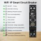 Intelligent Circuit Breaker 1P 63A Energy Monitor Real-time Tracking Energy Consumption with Alexa Google Assistant Compatibility Remote Control