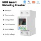 Intelligent Circuit Breaker with LCD Display App Control, Four Timing Modes Comprehensive Protection System Durable Flame-Retardant Construction