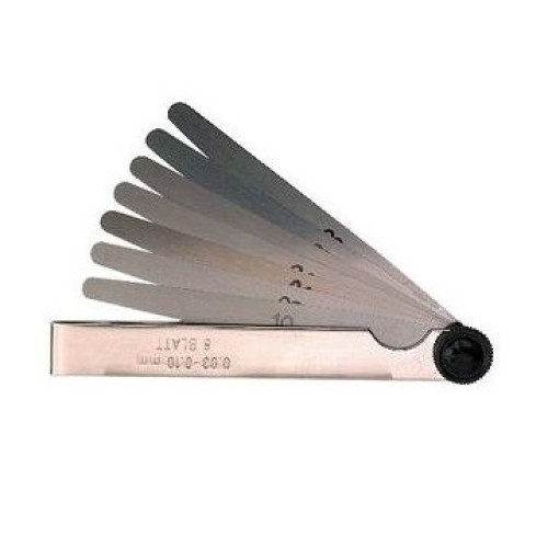 Feeler gauges. Range 0,05 - 1,00mm Nr of blades 20