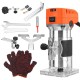 1280W Wood Palm Router Tool Hand Edge Trimmer WoodWorking Joiner Cutting Palmming Tool 6 Speeds 35000r/min 220V 6.35mm(1/4)