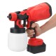 21V 1300mAh Socoje Paint Spray Guns Craft Painting Tool Spray Model Airbrush Electric Paint Sprayer W/ 1/2 Battery 1pc