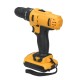 21V Socoje Multifunctional Handheld Drill with Digital Display Battery Powerful 1450RPM 180W Rated Power & Rechargeable Lithium-Ion Battery 1pc