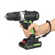 25V Electric Screwdriver 3.0Ah Li-ion Battery Rechargeable Cordless Drill 2 Speed 1pc