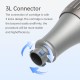 M8S Microneedling Pen Kit Wireless & Wired Modes Adjustable 0-2.5mm Needle Depth