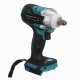 Socoje 18V 300N.M Bare Metal Cordless Electric Brushless Impact Wrench Stepless Speed Change Switch For 18V Makiita Battery