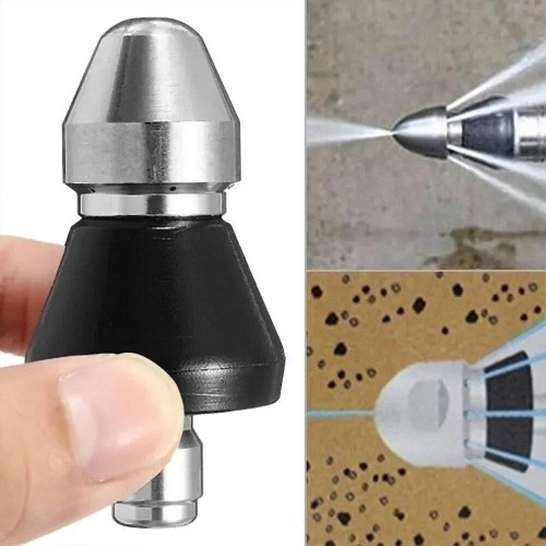 3/8 1/4'' Quick High Pressure Washer Sewer Cleaner Nozzles Washing Machine Drain Pipe Dredging Cleaning Nozzle