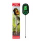 Garden 5 in 1 Soil Moisture Sensor pH Meter Metal Probe Soil Moisture Detector Acidity Temperature Tester for Plants Flowers