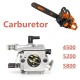 General Replacement Carburetor for Chinese Gasoline Chainsaw 43F 45F 45cc 52cc 58cc