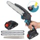 Socoje 8 Inch Brushless Electric Saw Automatic Oiler Handheld Garden Wood Logging Chainsaw for 21V Battery Powered Tool