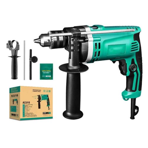 Portable mini high power 710W electric impact drill battery impact drill cordless impact