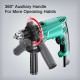 Portable mini high power 710W electric impact drill battery impact drill cordless impact