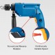 Professional manufacturing of power tool impact drill 10mm 500w electric drill