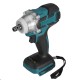 Upgrade 4 Speed Brushless Cordless Electric Impact Wrench Rechargeable 1/2 inch Wrench Power Tools for Makit 18V Battery