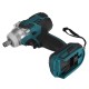 Upgrade 4 Speed Brushless Cordless Electric Impact Wrench Rechargeable 1/2 inch Wrench Power Tools for Makit 18V Battery