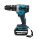 Socoje 288VF 3 In 1 Cordless Electric Impact Drill Driver Brushless Driver Drill Hammer with EU Plug LED Working Light