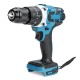 Socoje 350N.m 3 In 1 Regulated Speed Drill Brushless Electric Impact Drill Driver Hammer Drill For 18V Battery