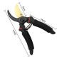 8 Professional Premium Titanium Bypass Pruning Shears  Hand Pruners Garden Clippers