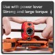 Durable 1PC 8-in-1 Palm Wrench Universal Grip Multi-Function Tool Stainless Rubber Steel Compact Design with Magnetized Bit Holder and Storage Case