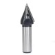 1/2 Inch 1/4 Inch 6mm 12mm Shank 45 Degree V-Groove Carbide Insert Wood CNC Router Bits Milling Cutter for Woodworking Engraving Carving