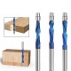 1/4 Inch Shank Premium Carbide Spiral Flush Trim Router Bit Set with Ball Bearings High Durability Versatile Woodworking Tool