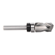 12.7*25.4*67MM Carbide Lower Bearing Spiral Trimming CNC Router Bit End Mill 1/4 6.35mm Shank for Woodworking