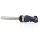 Blue Nano Coated High-End Milling Cutter Hard Alloy Extended Shaft Versatile Woodworking Tool Superior Precision Durable Design