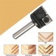 Hard Alloy Router Bit Versatile Woodworking Milling Cutters Two-Blade Vertical Milling Tools