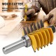 Carbide Finger Joint Router Bit 1/2 Inch / 8MM / 12MM Shank Durable Rust Resistant Woodworking Tool for Precise Milling Compatible with Chainsaw