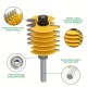 Carbide Finger Joint Router Bit 1/2 Inch / 8MM / 12MM Shank Durable Rust Resistant Woodworking Tool for Precise Milling Compatible with Chainsaw