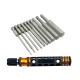 10PCS  1/4 Inch 6.35mm Length75mm  H1.5,H2,H2.5, H3, H4, H5, H6, H8, H10,H12  Hex Shank Magnetic Hexagon Screwdriver